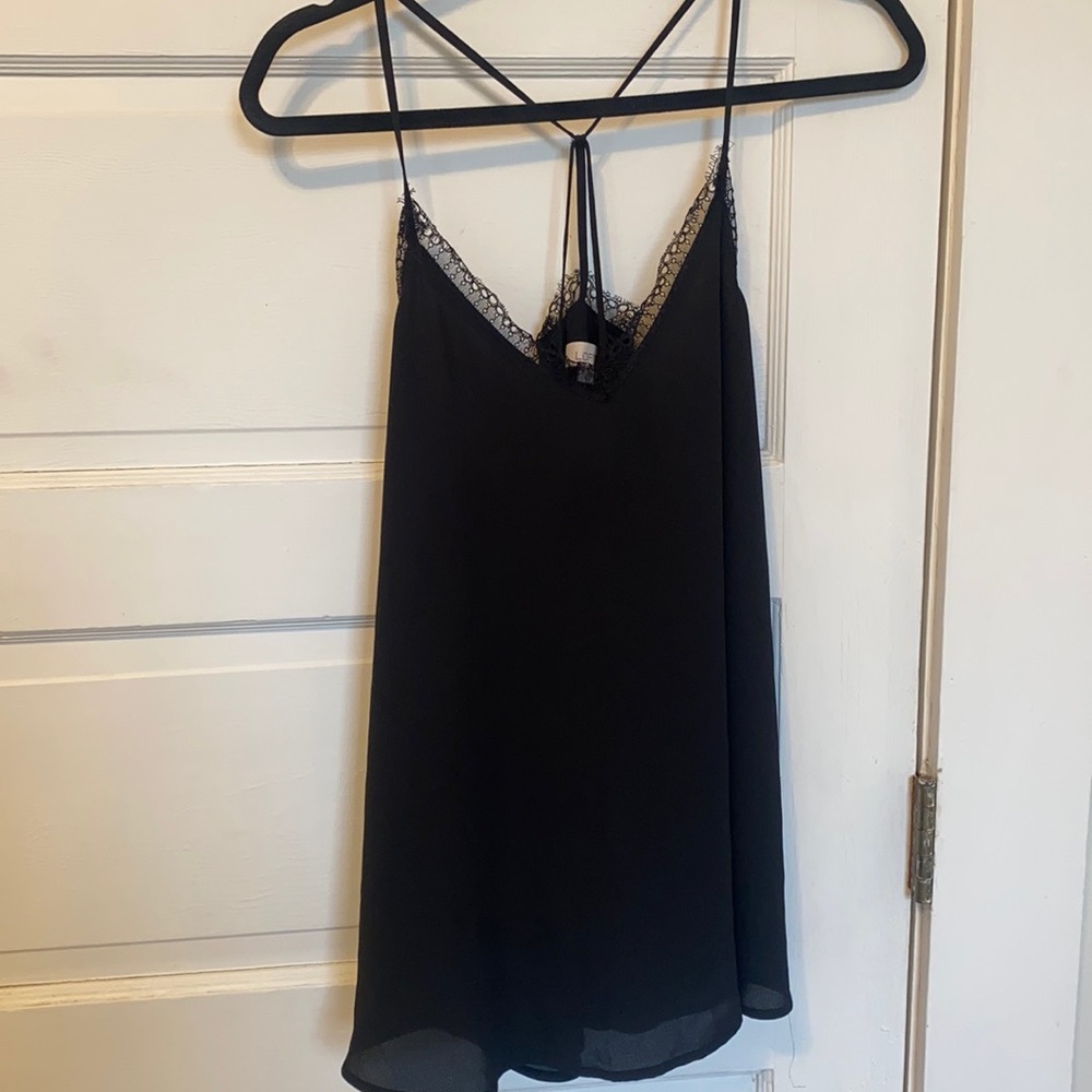 LOFT Black Lace Camisole
